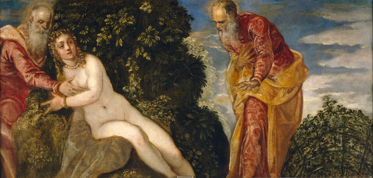 Susannah og de eldste av Jacopo Robusti Tintoretto