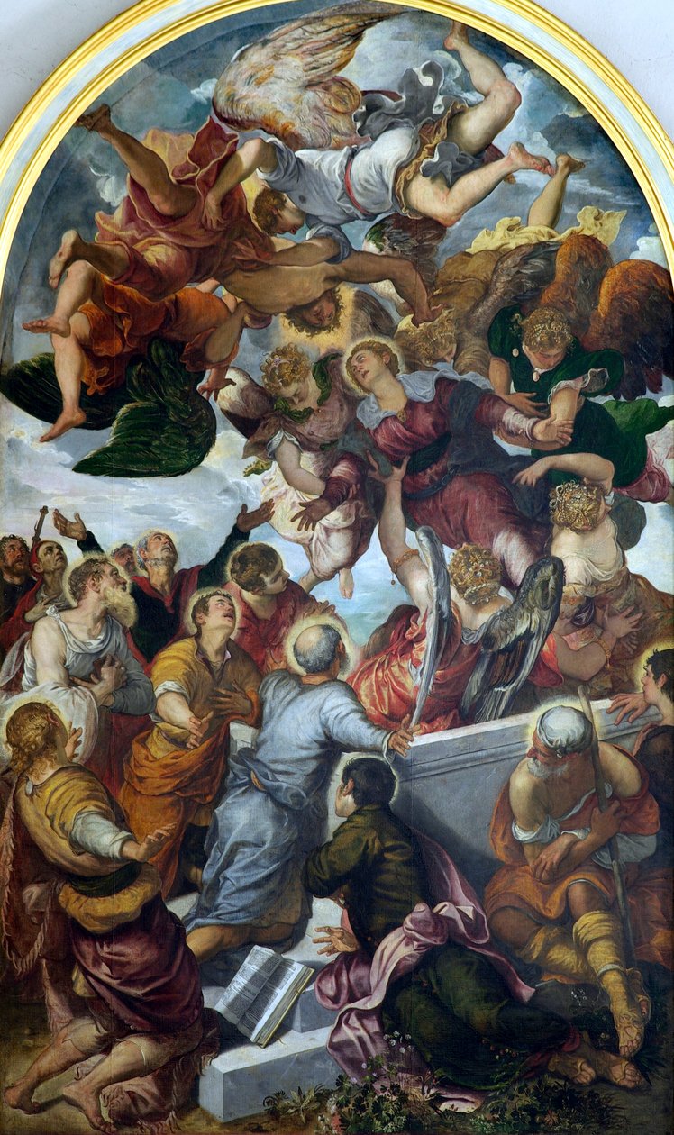 Den hellige jomfru Marias himmelfart, c1554. av Jacopo Robusti Tintoretto