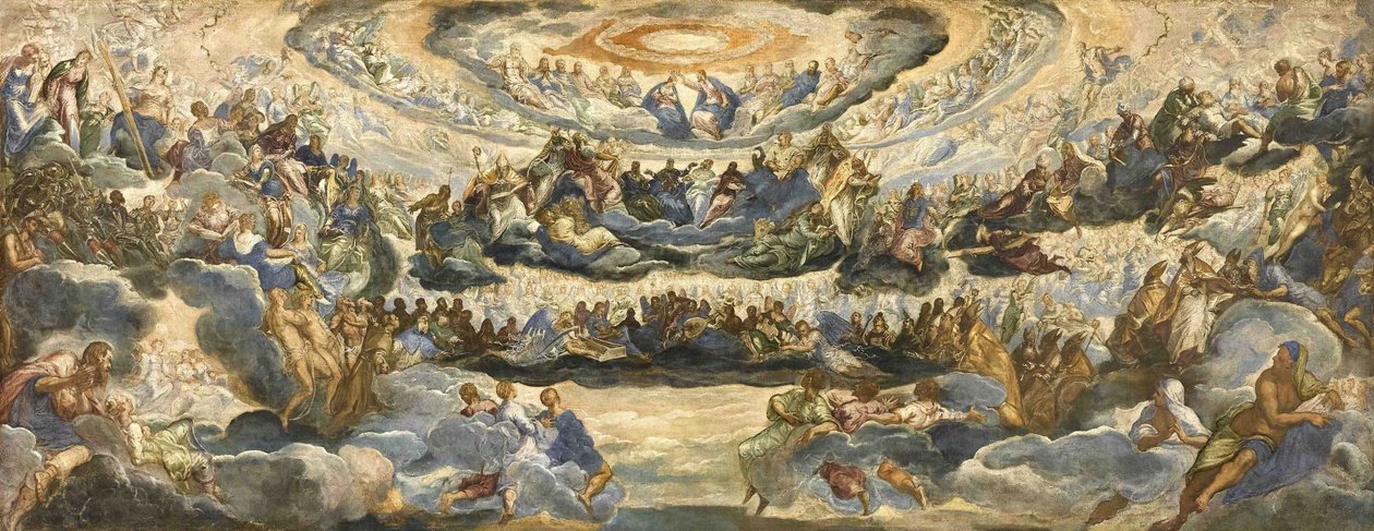 Kroningen av jomfruparadiset av Jacopo Robusti Tintoretto