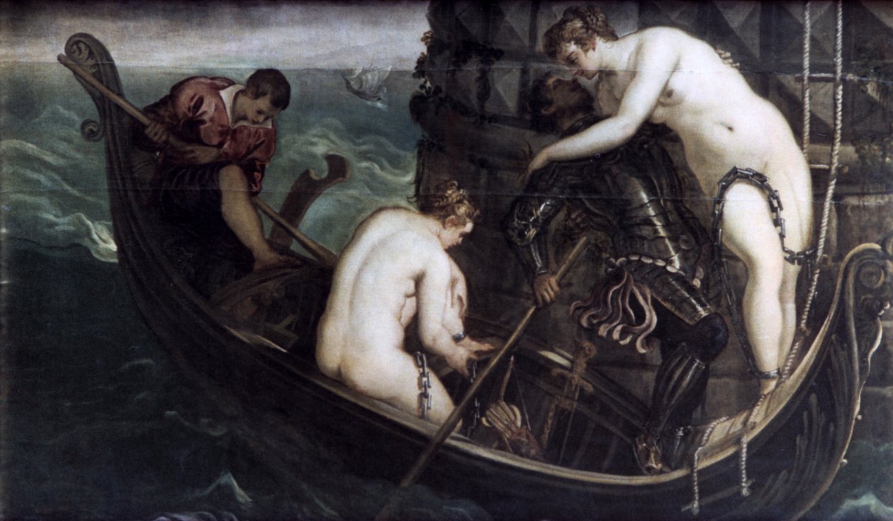 Befrielsen av Arsinoe, etter 1560-1594 av Jacopo Robusti Tintoretto
