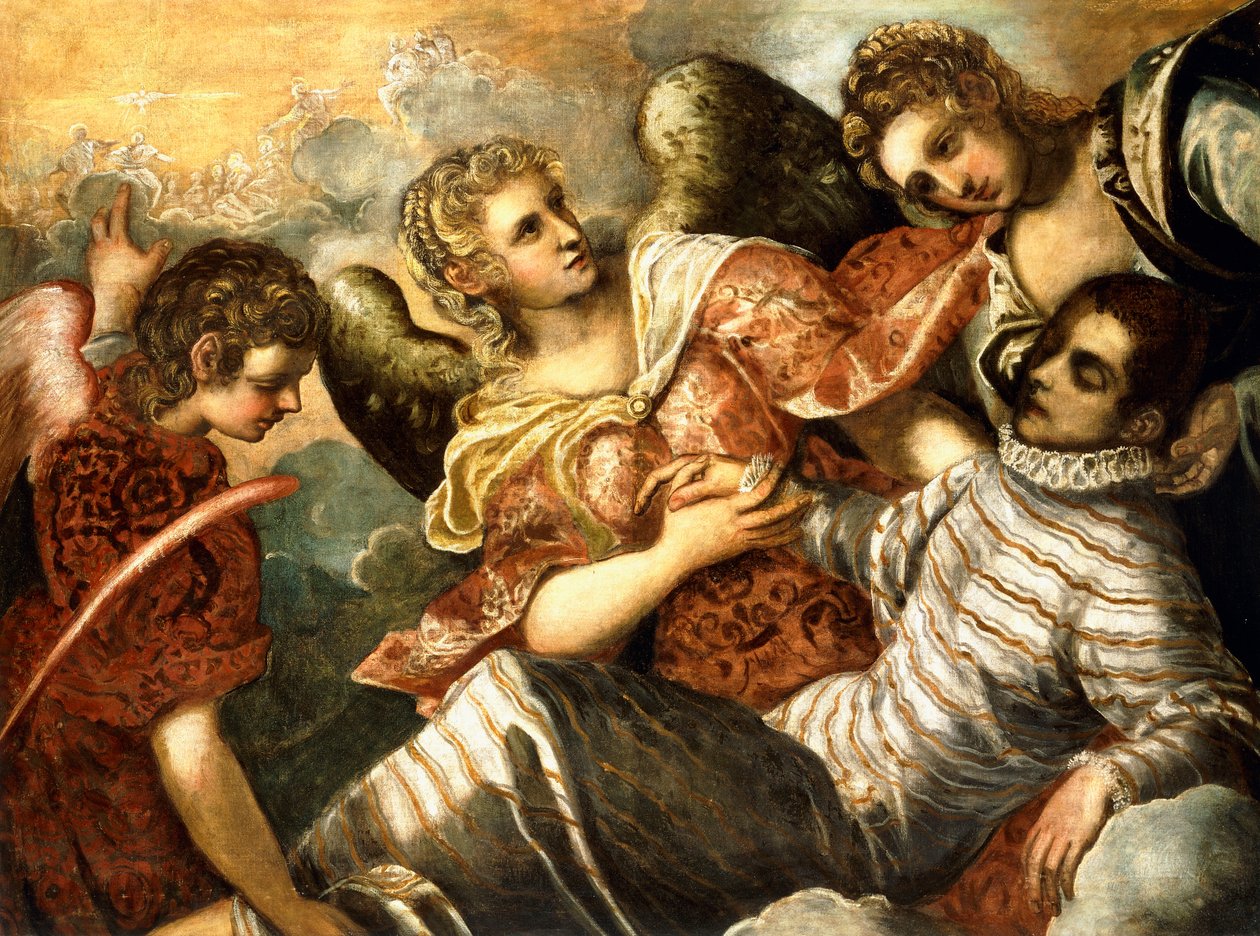 Drømmen om Alessandro Farnese av Jacopo Robusti Tintoretto