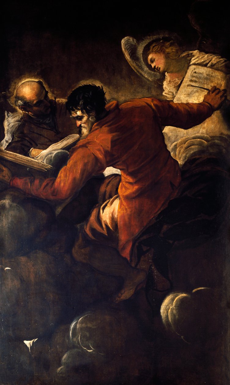 Evangelistene Lukas og Matteus av Jacopo Robusti Tintoretto