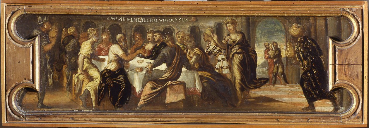 Belsasars høytid. av Jacopo Robusti Tintoretto