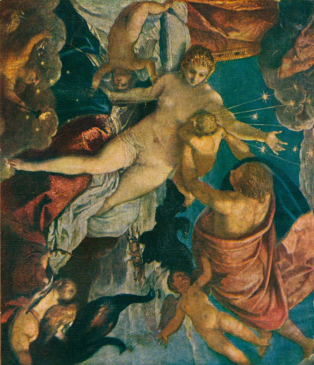 Opprinnelsen til Melkeveien, 1575, 1909 av Jacopo Robusti Tintoretto