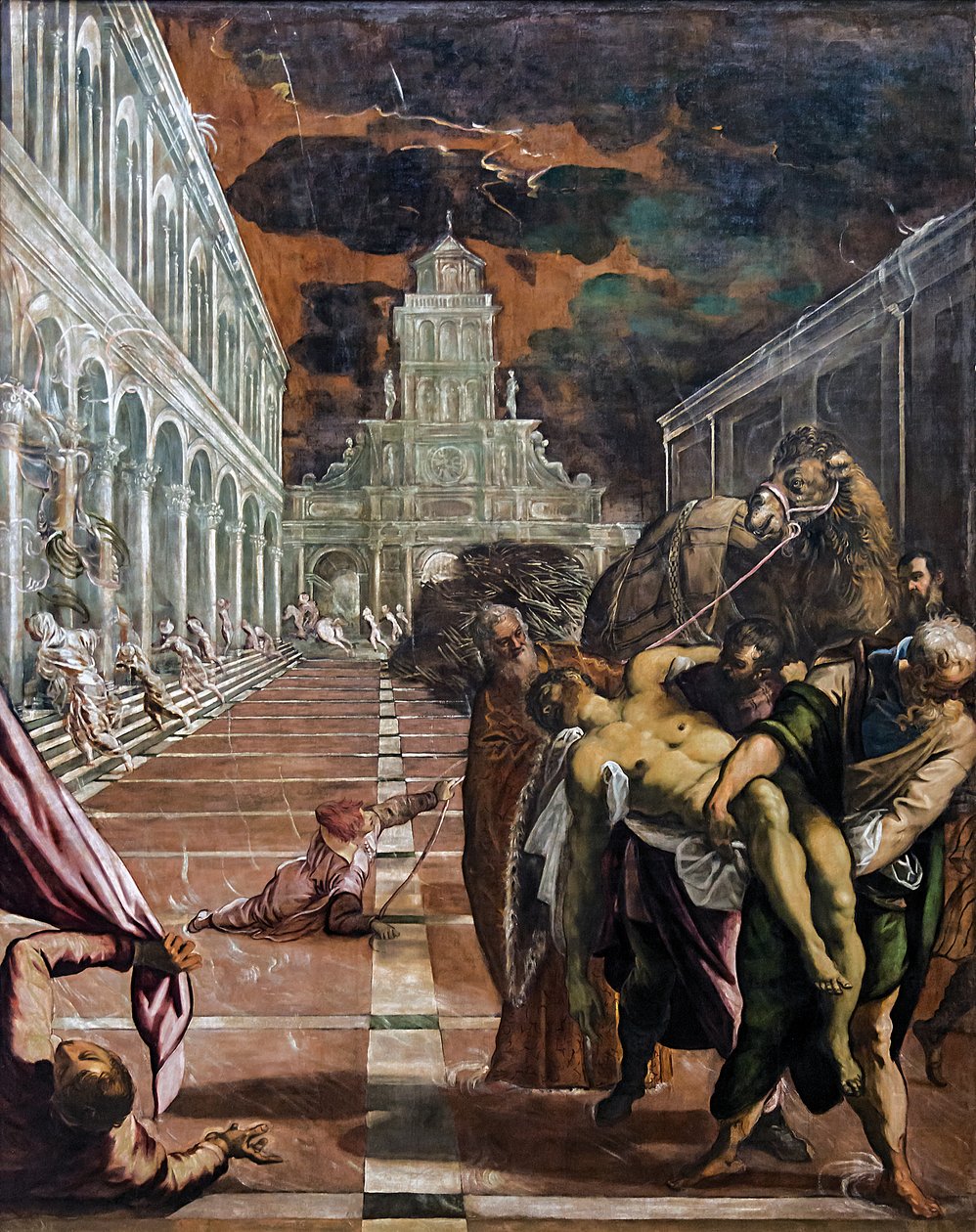 Transport av liket av St. Mark av Jacopo Robusti Tintoretto