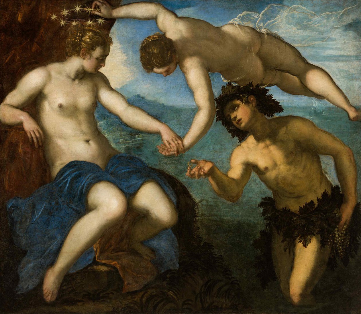 Bryllup av Bacchus og Ariadne, 1578. av Jacopo Robusti Tintoretto