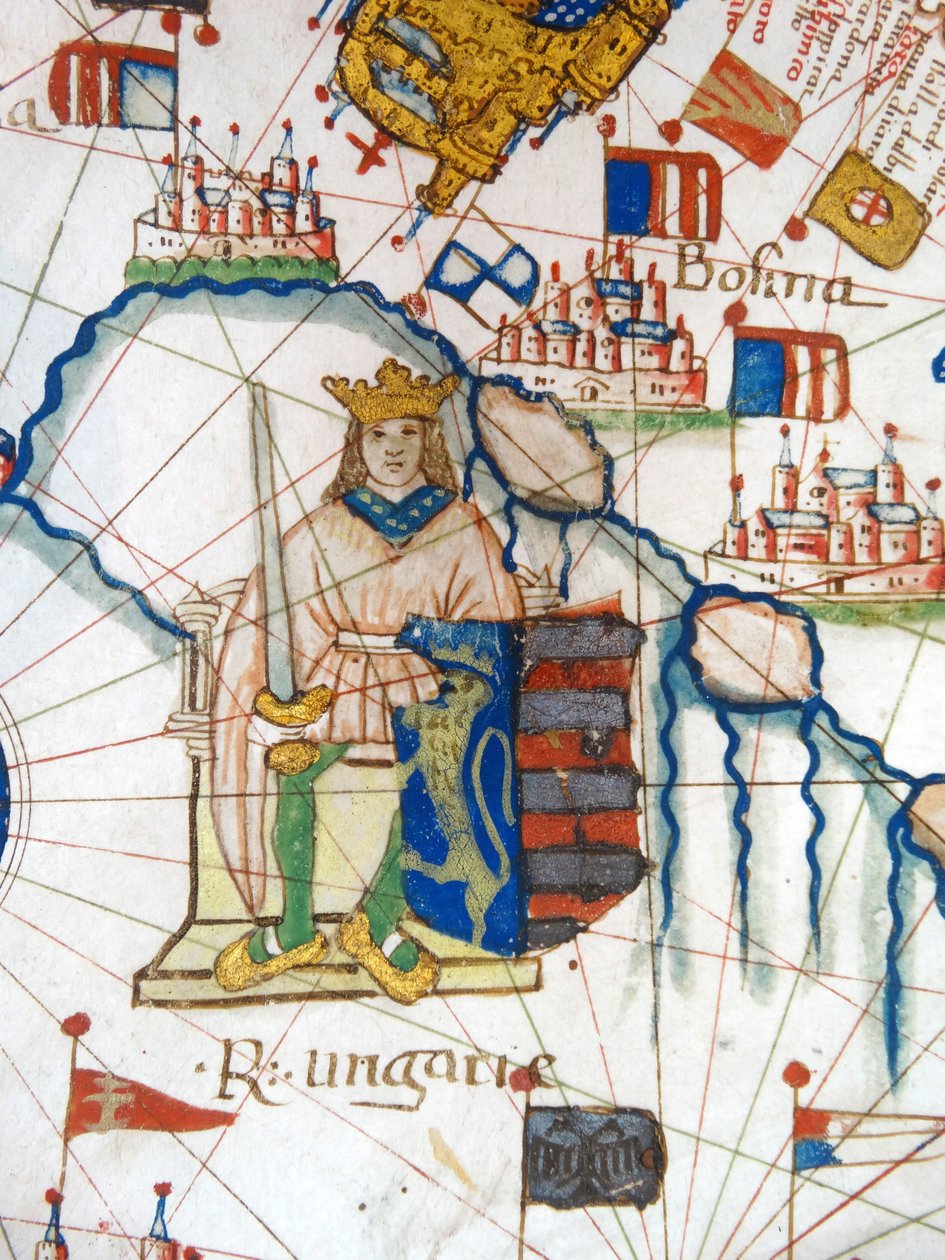 Renessansekart over Europa, Jacopo Russo (etter), 1528 av Jacopo Russo