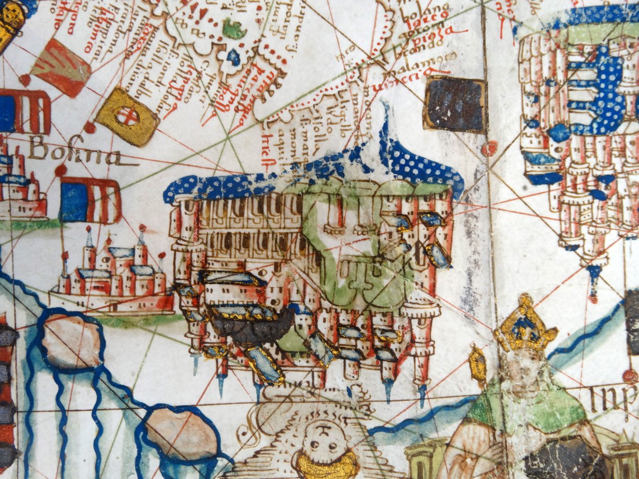 Renessansekart over Europa, Jacopo Russo (etter), 1528 av Jacopo Russo