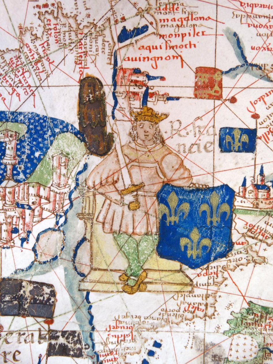 Renessansekart over Europa, Jacopo Russo, (etter) 1528 av Jacopo Russo