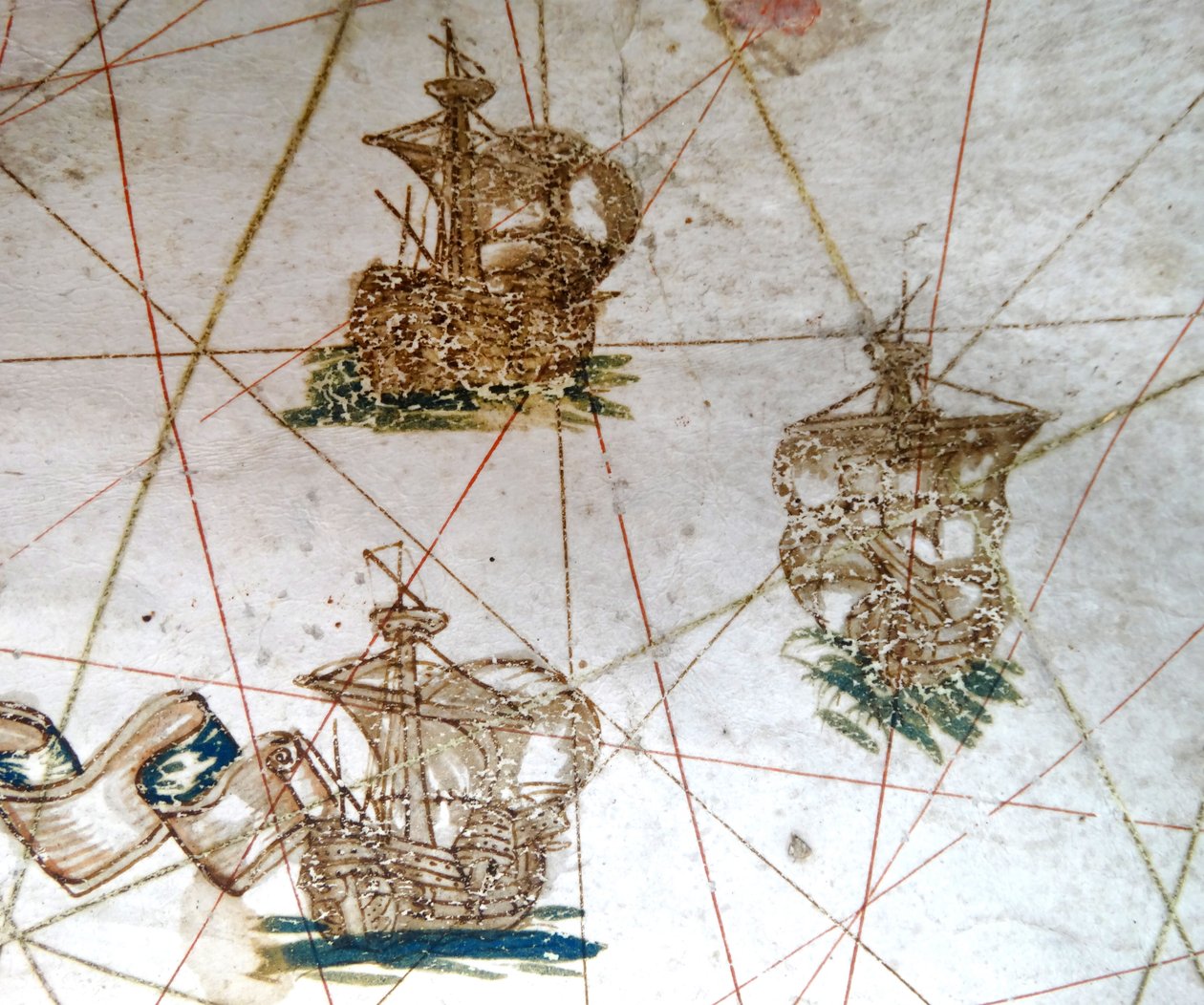 Renessansekart over Europa, Jacopo Russo (etter) 1528 av Jacopo Russo