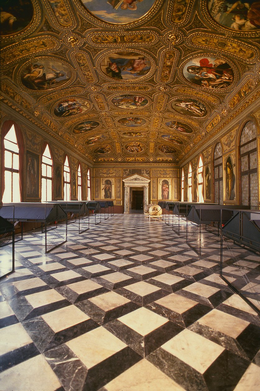 Sala Dorata, bygget 1537-88 av Jacopo Sansovino