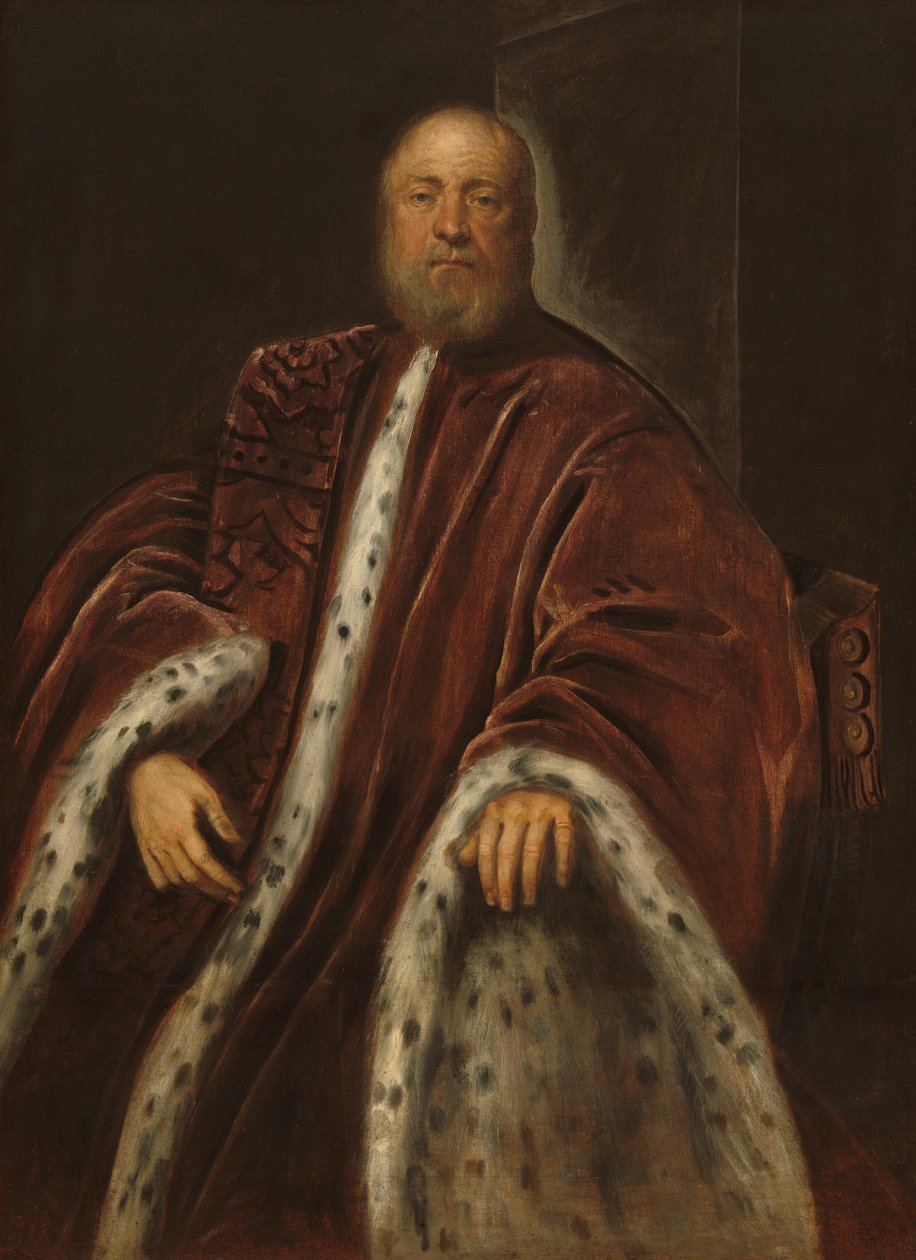 En prokurator ved Saint Mark's av Jacopo Tintoretto