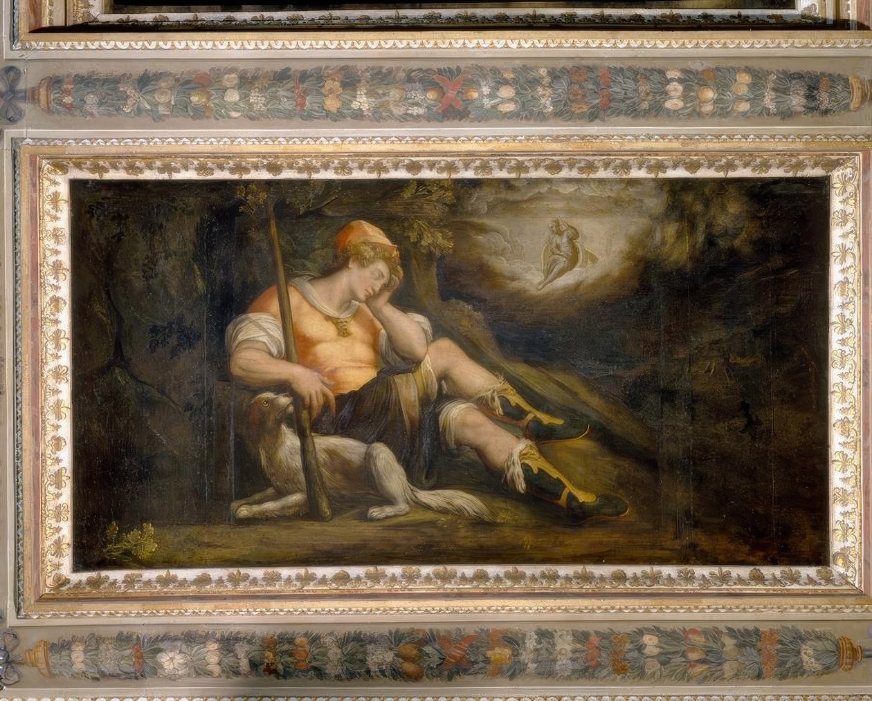Diana og Endymion av Jacopo Zucchi