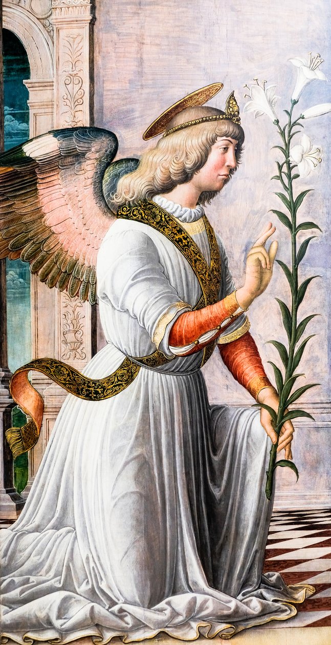 Bebudelsens engel, ca. 1494–97 (maleri) av Jacopo da Montagnana