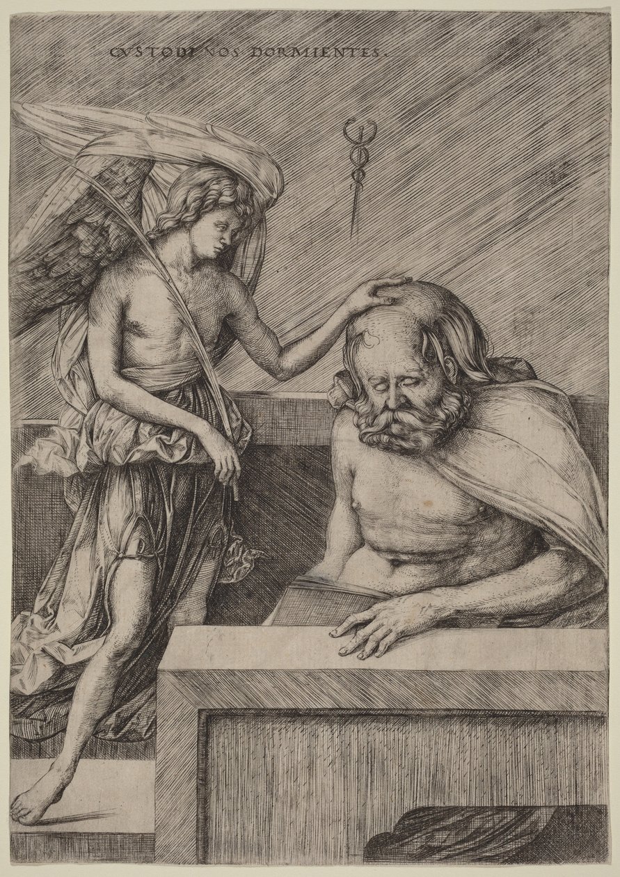 Vokt over oss mens vi sover (Skytsengelen) av Jacopo de