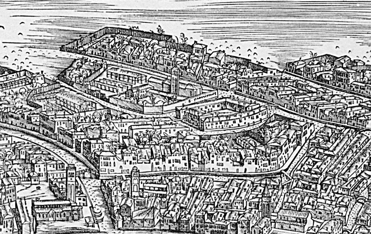 Stor perspektivplan - Venezia, ca. 1500 (detalj av 416593) av Jacopo de Barbari