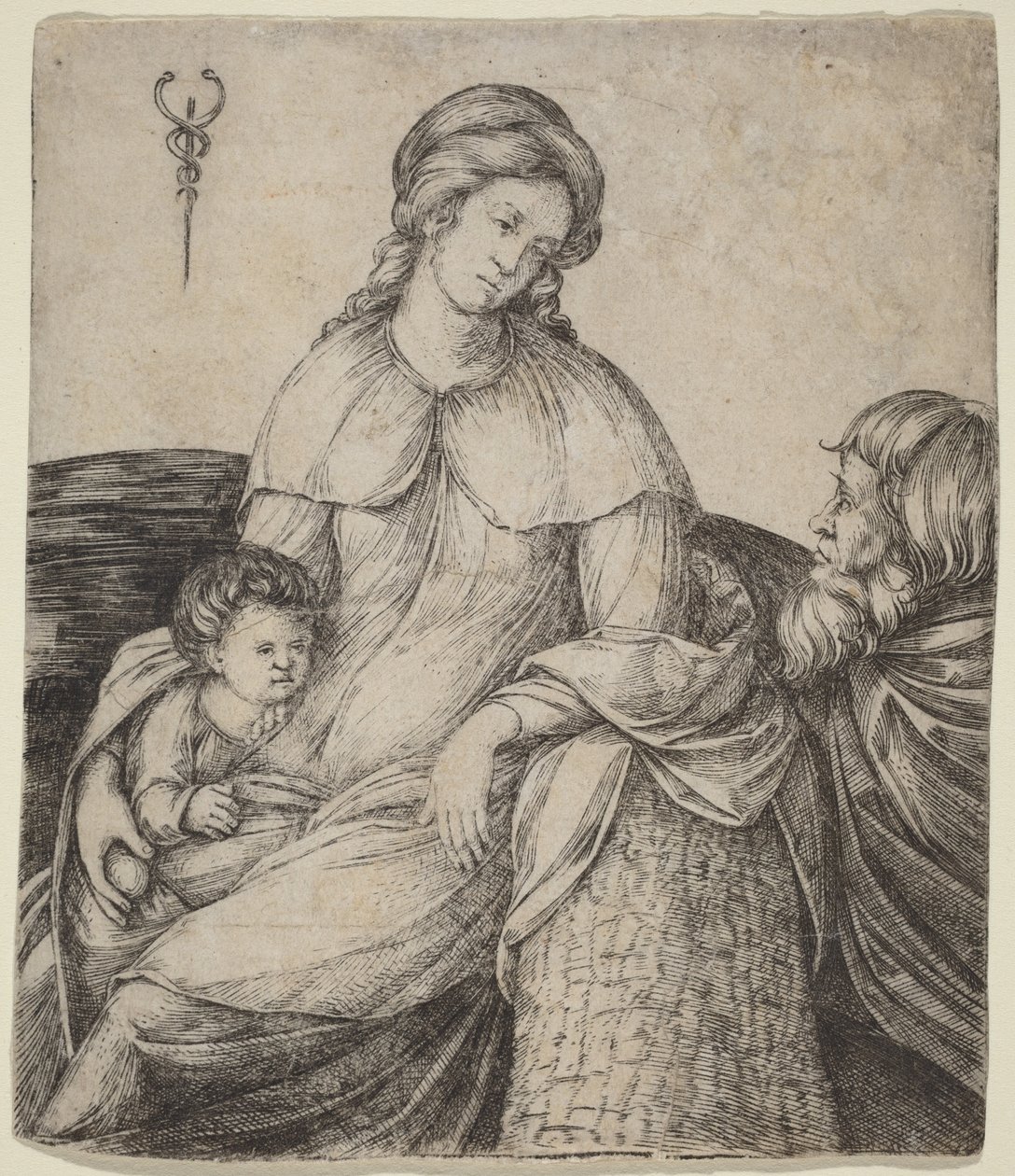 Den hellige familie av Jacopo de