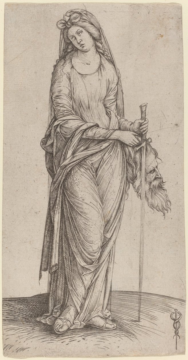 Judith holder hodet til Holofernes, ca. 15011503. av Jacopo de Barbari