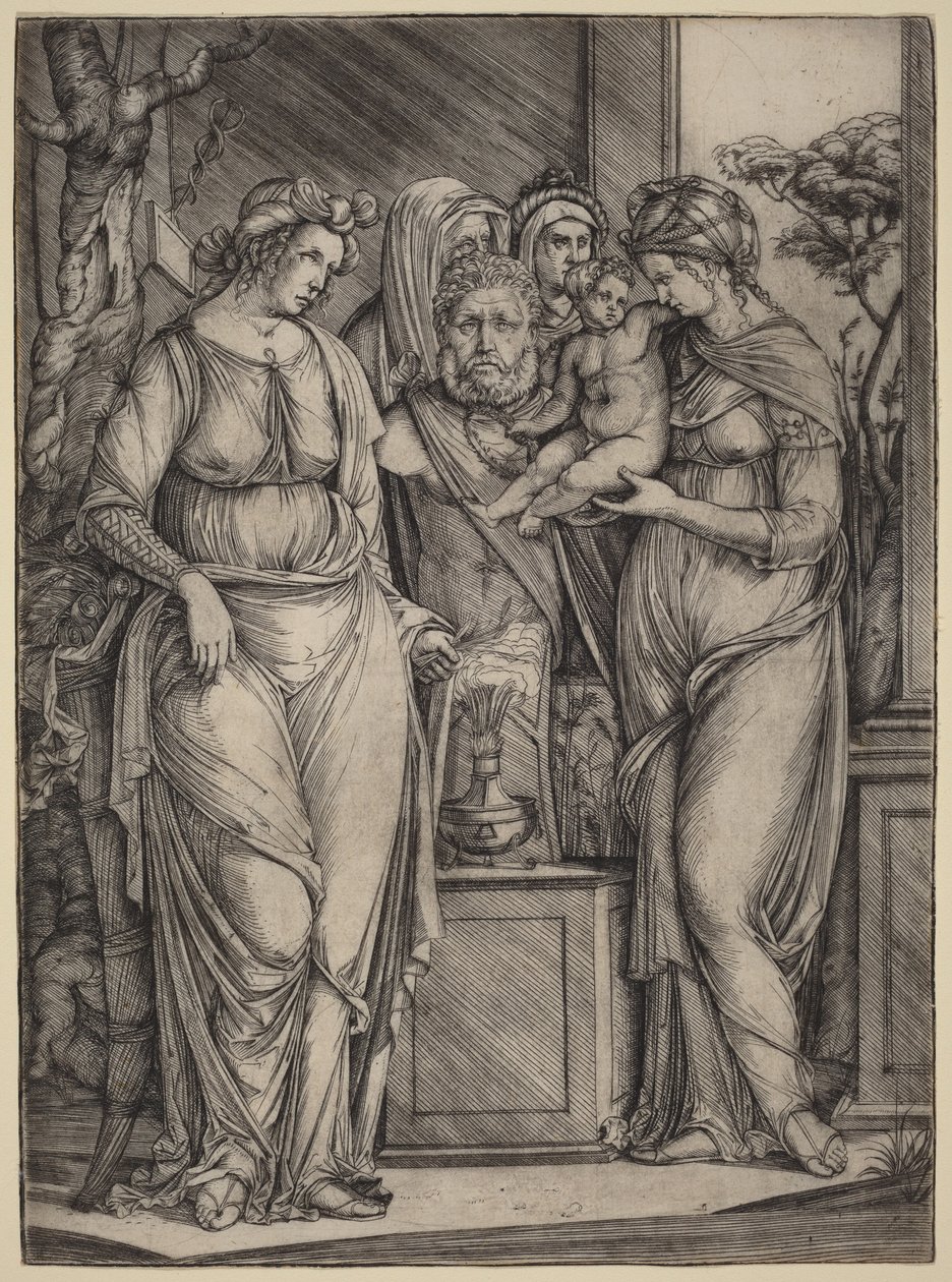 Et stort offer til Priapus av Jacopo de