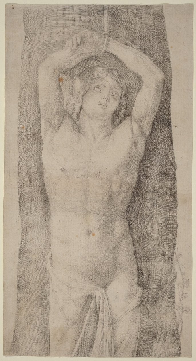 Sankt Sebastian, ca. 1509 (gravering) av Jacopo de