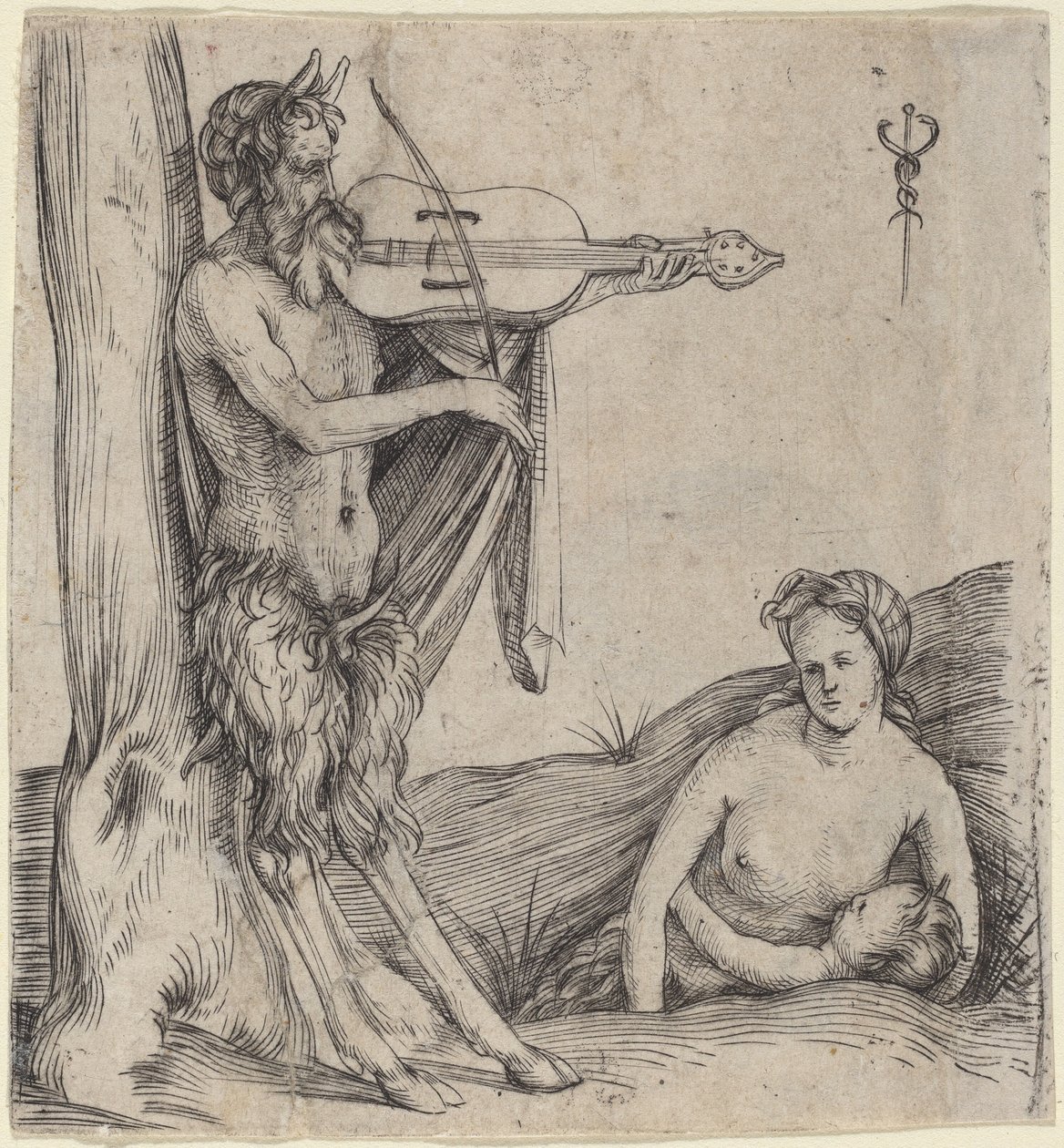 Satyrs familie av Jacopo de