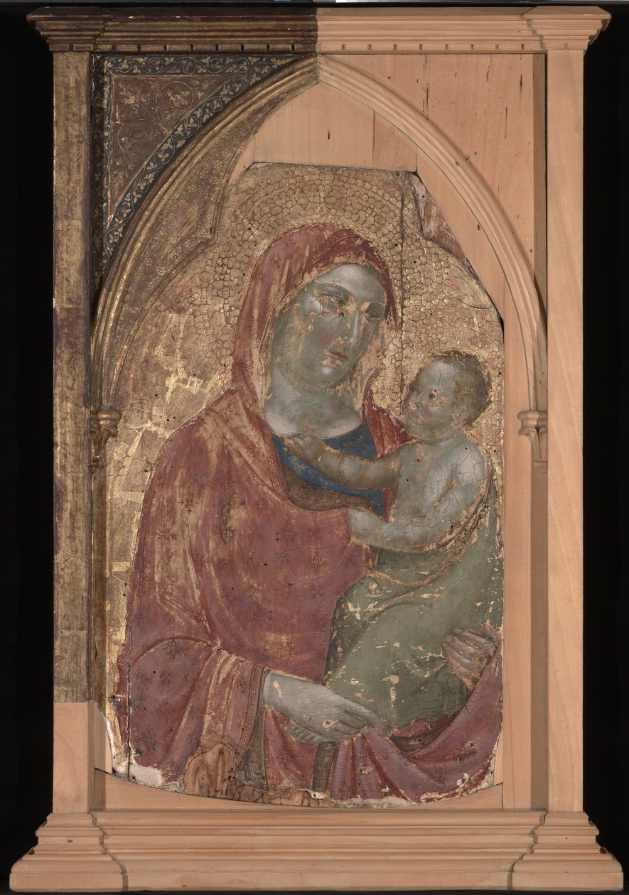 Jomfru og barn av Jacopo del Casentino