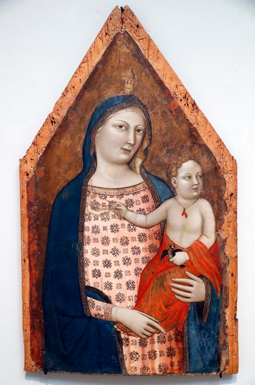 Jomfru og barn, ca. 1337-39 av Jacopo del Casentino