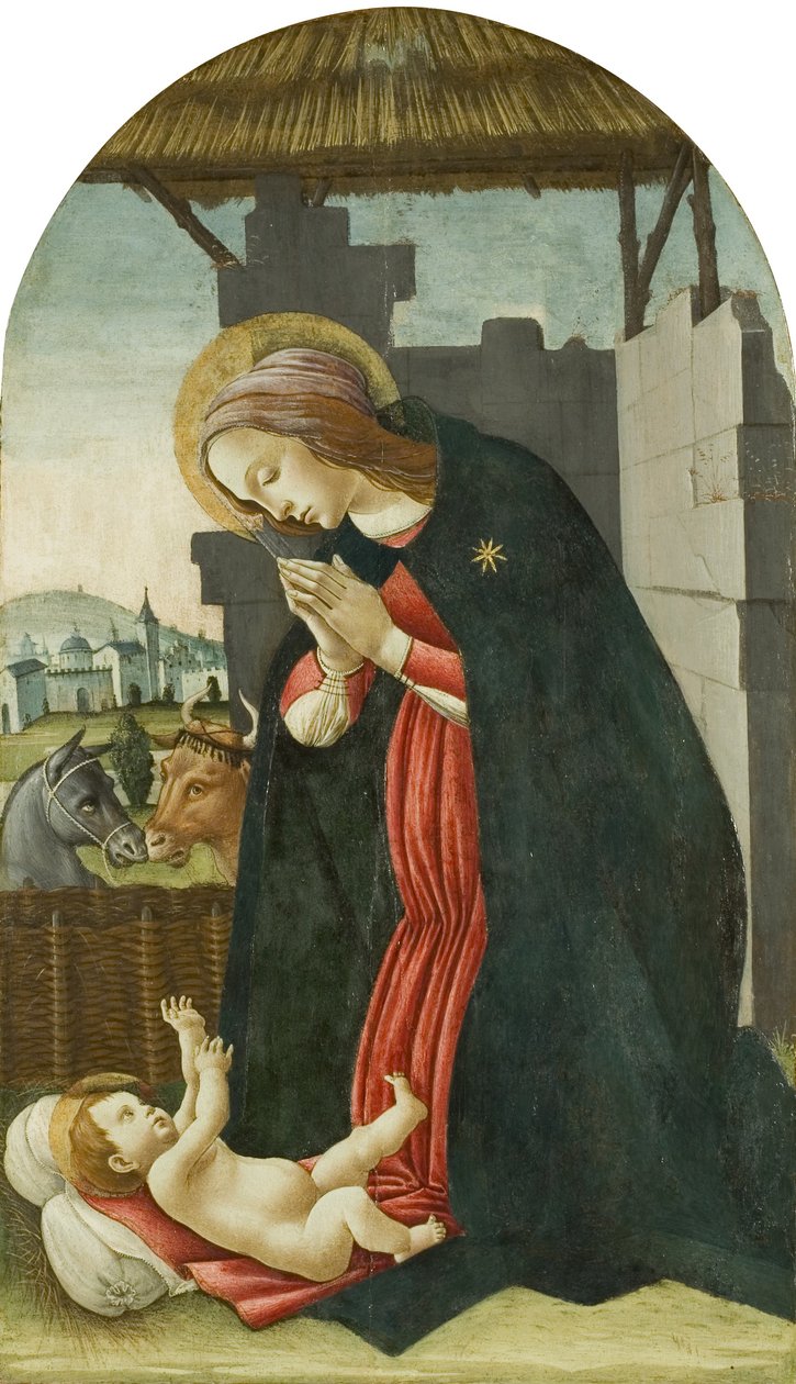 Madonna og barn av Jacopo del Sellaio