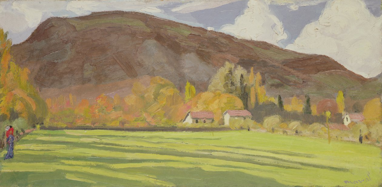 Ved Rachais (olje fra lerret) av Jacqueline Marval