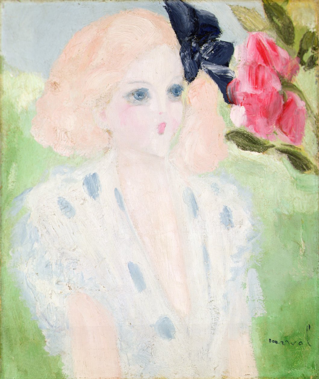 Portrett av Cendrillon, ca. 1929 (olje på lerret) av Jacqueline Marval