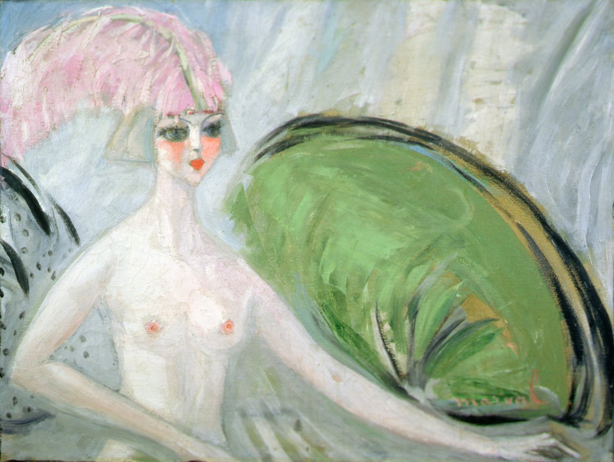 The Nude Woman (olje på lerret) av Jacqueline Marval