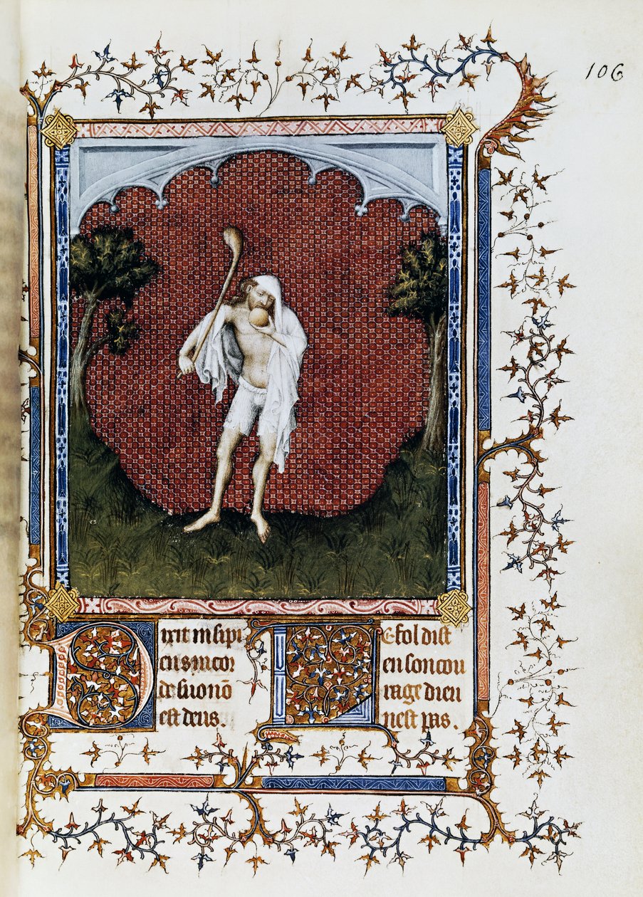 Folkemengdene, miniatyr av Jacquemart de Hesdin (1348-1413) fra Petites Heures av Jean de France, Duc de Berry, ca 1386 av Jacquemart de Hesdin