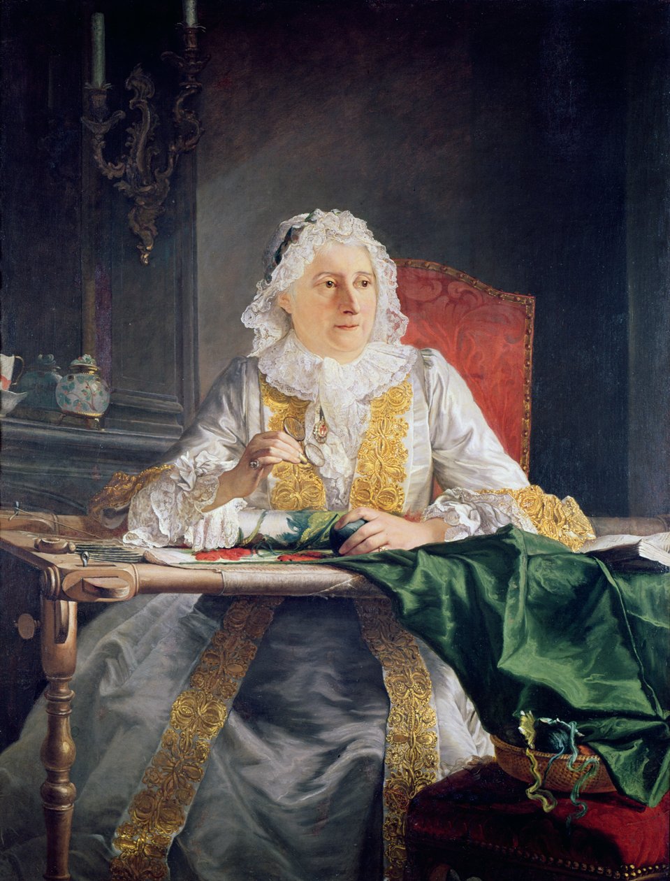 Portrett av Madame Antoine Crozat, 1741 av Jacques Andre Joseph Camelot Aved