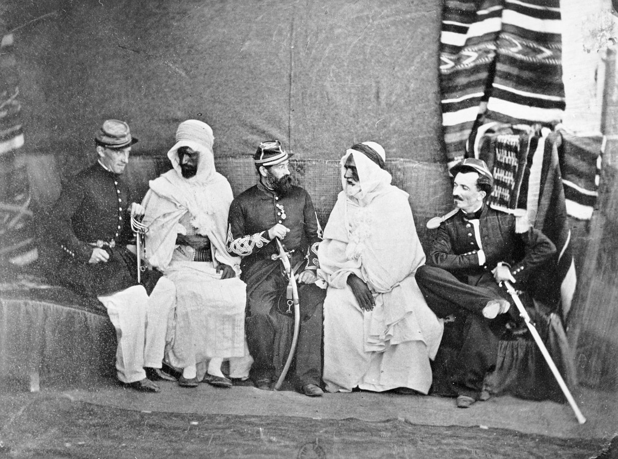 Bureau Arabe i Oran, ca. 1860-70 av Jacques Antoine Moulin
