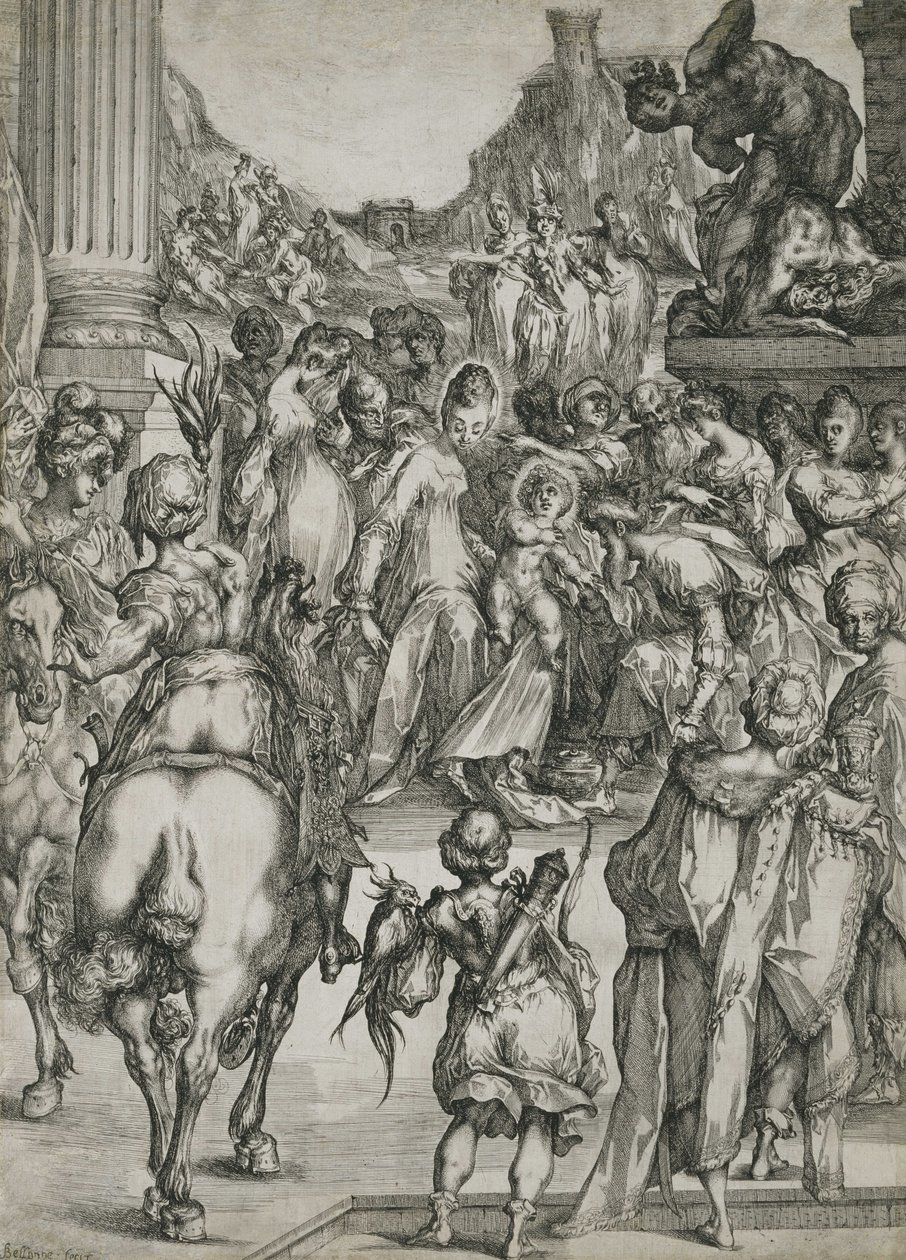Tilbedelsen av magi av Jacques Bellange