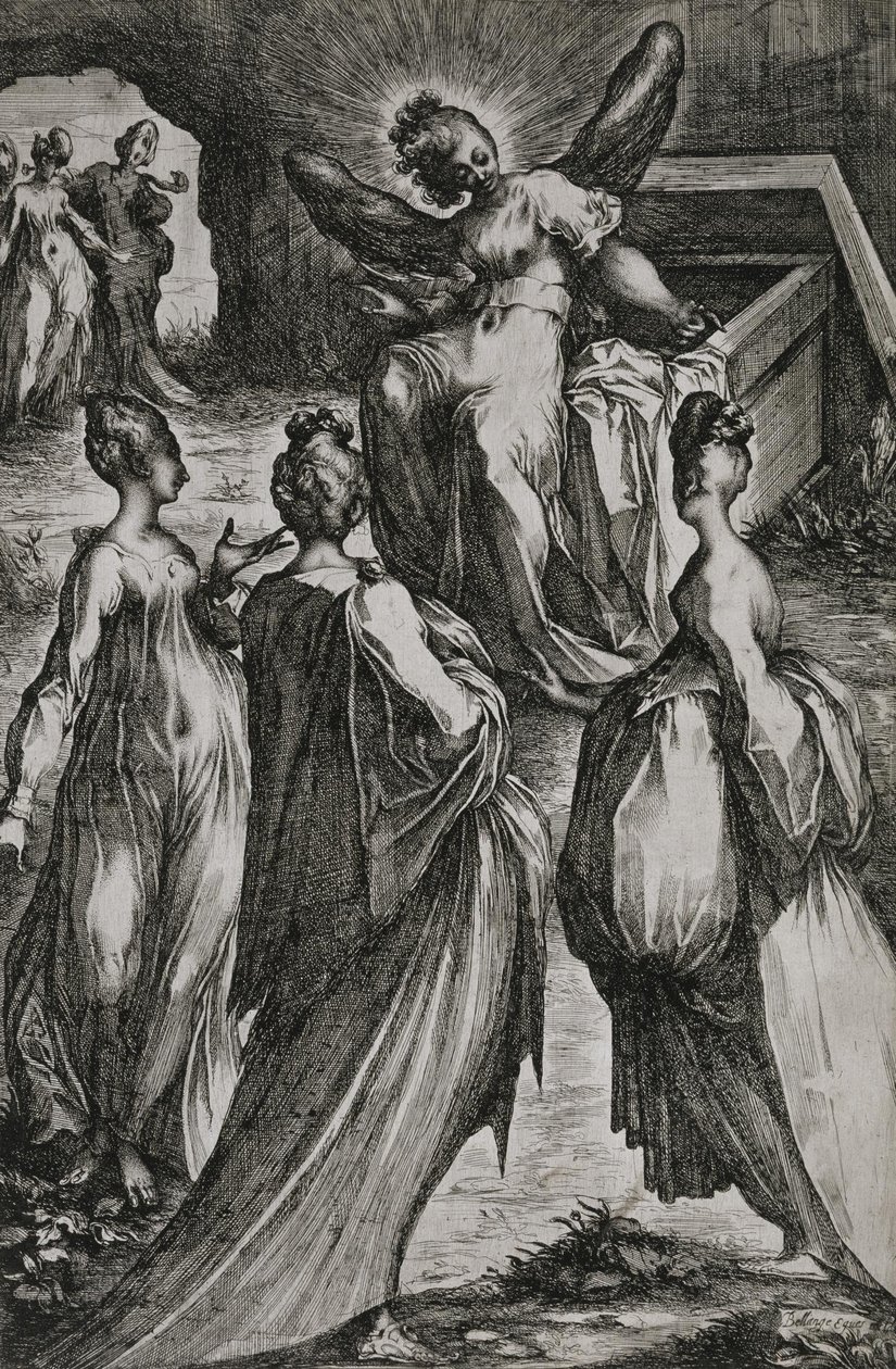 De hellige kvinner ved graven av Jacques Bellange