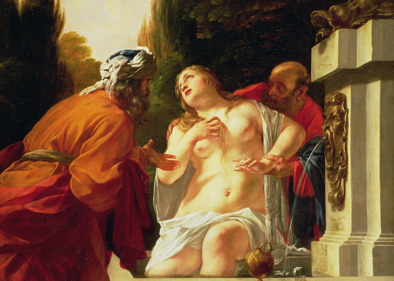Susanna og de eldste av Jacques Blanchard
