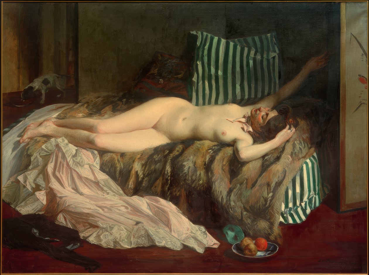 J. – E.Blanche, ungjente etter maskeradeballet av Jacques Emile Blanche