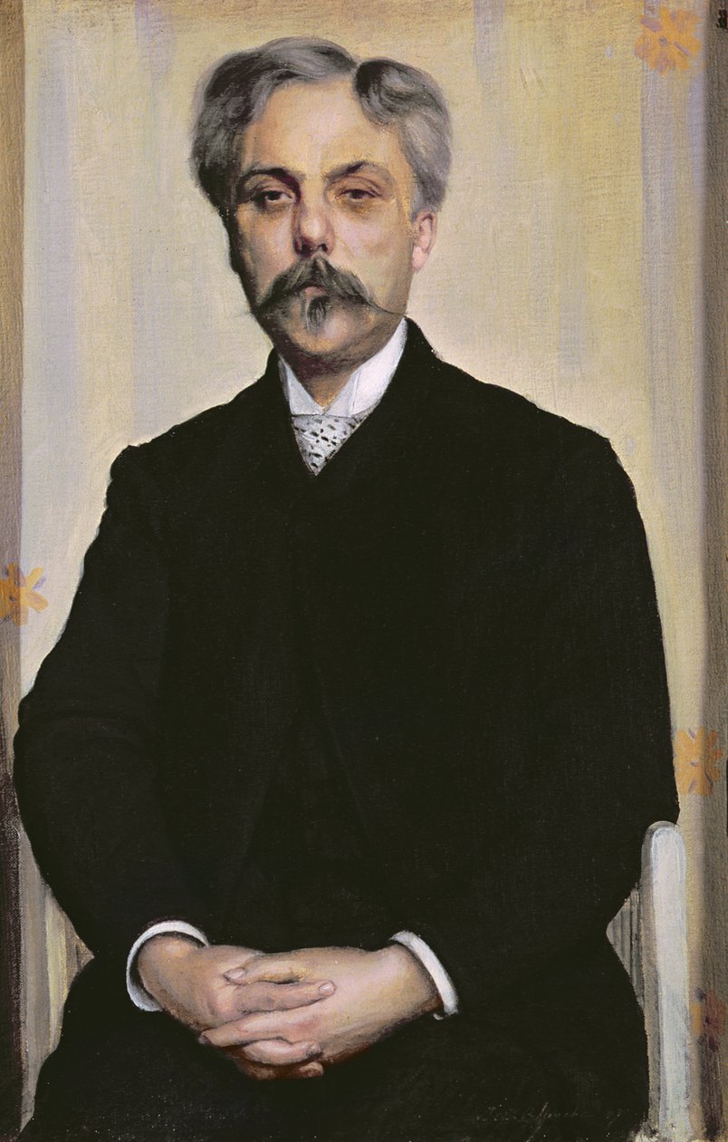 Portrett av Gabriel Faure (1845-1924) ca. 1887 av Jacques Emile Blanche