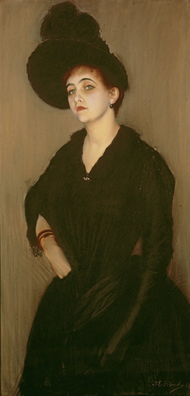 Portrett av Madame Vasnier, 1888 av Jacques Emile Blanche