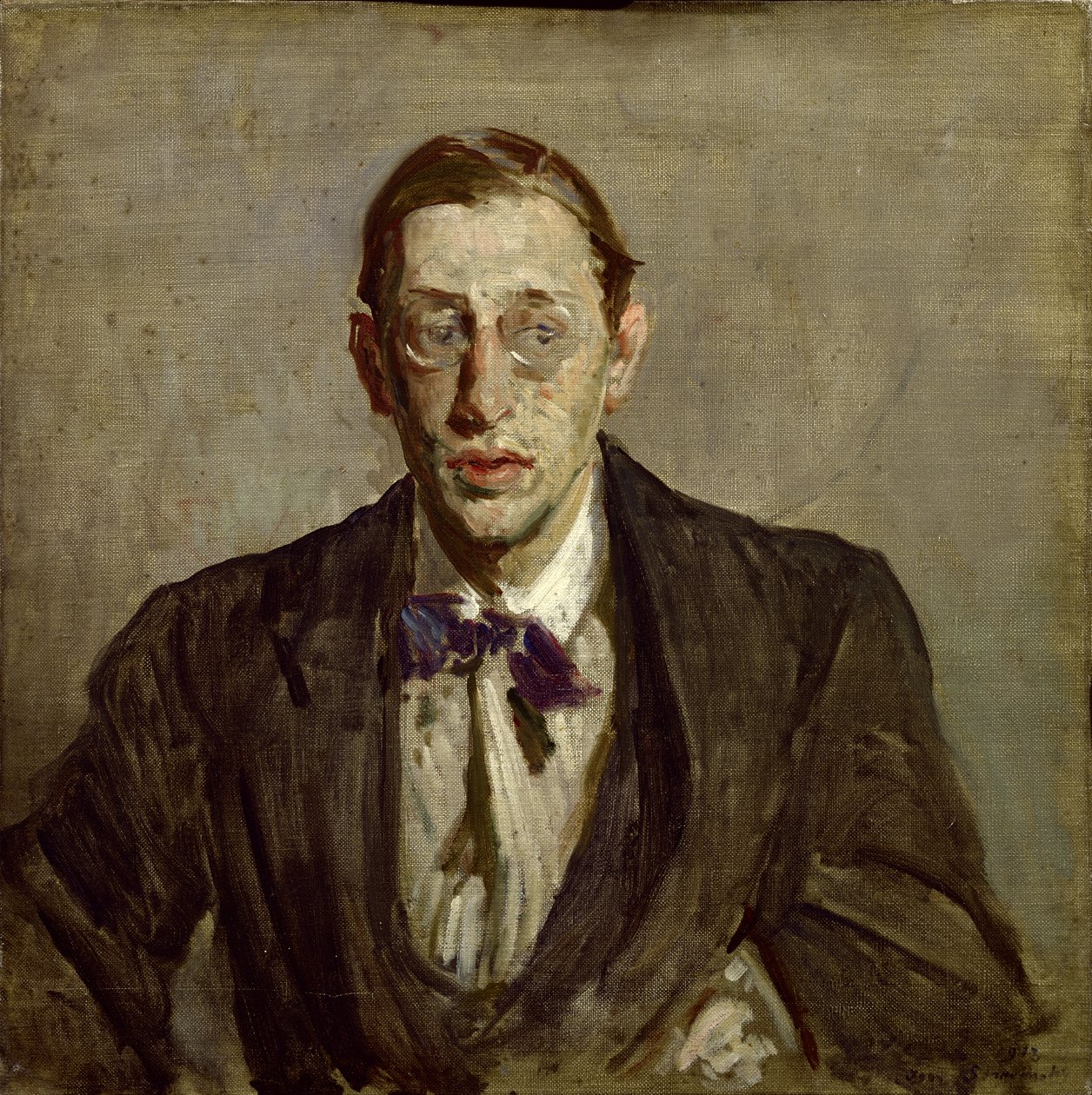 Studie for et portrett av Igor Stravinsky (1882-1971), 1913 av Jacques Emile Blanche