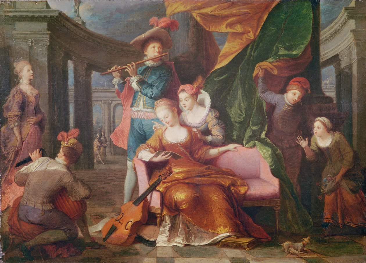 Musikk av Jacques Francois Courtin