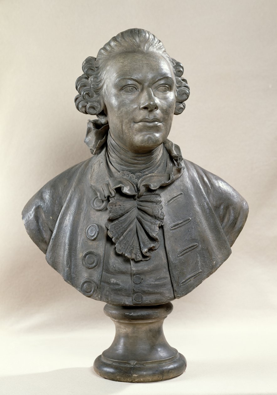 Byste av Johan Georg Wille (1715-1808) av Jacques Francois Joseph Saly