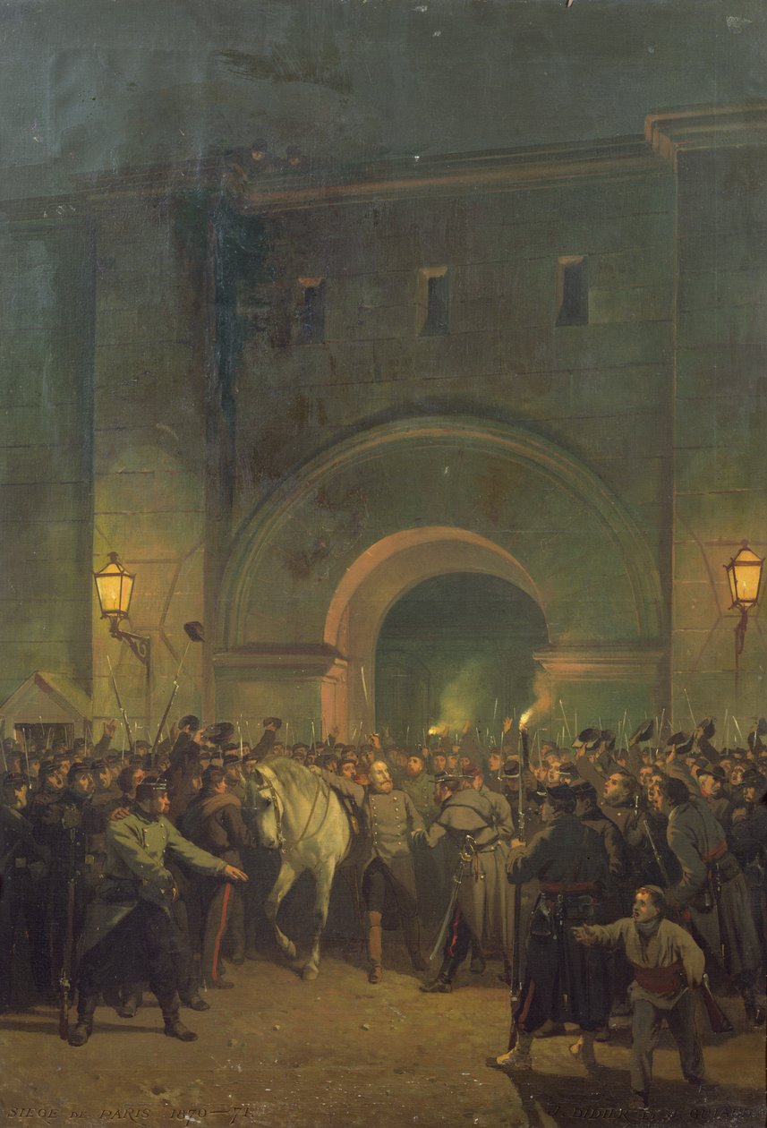 Frigjøring av politiske fanger fra Mazas-fengselet, 21. januar 1871 av Jacques Guiaud