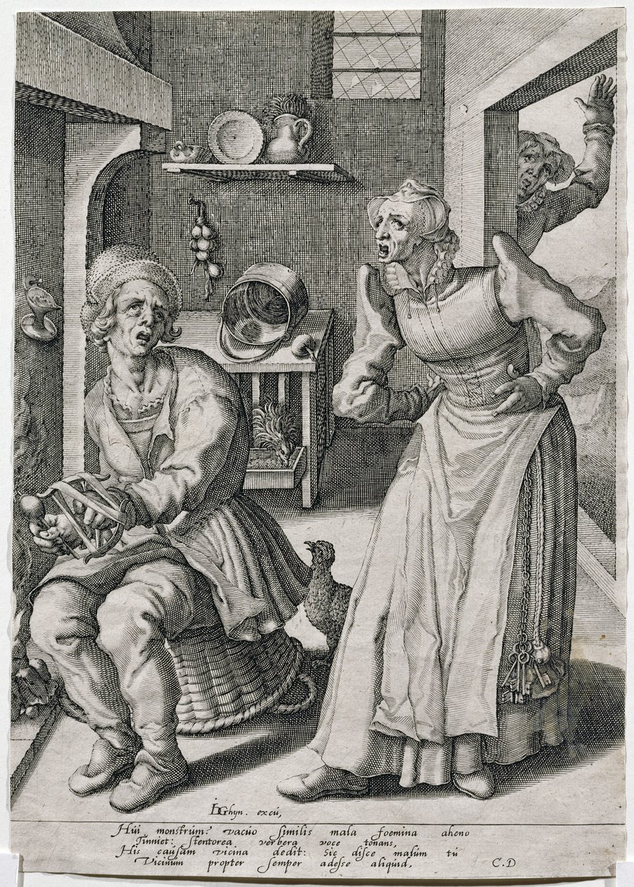 The Scold av Jacques II de Gheyn
