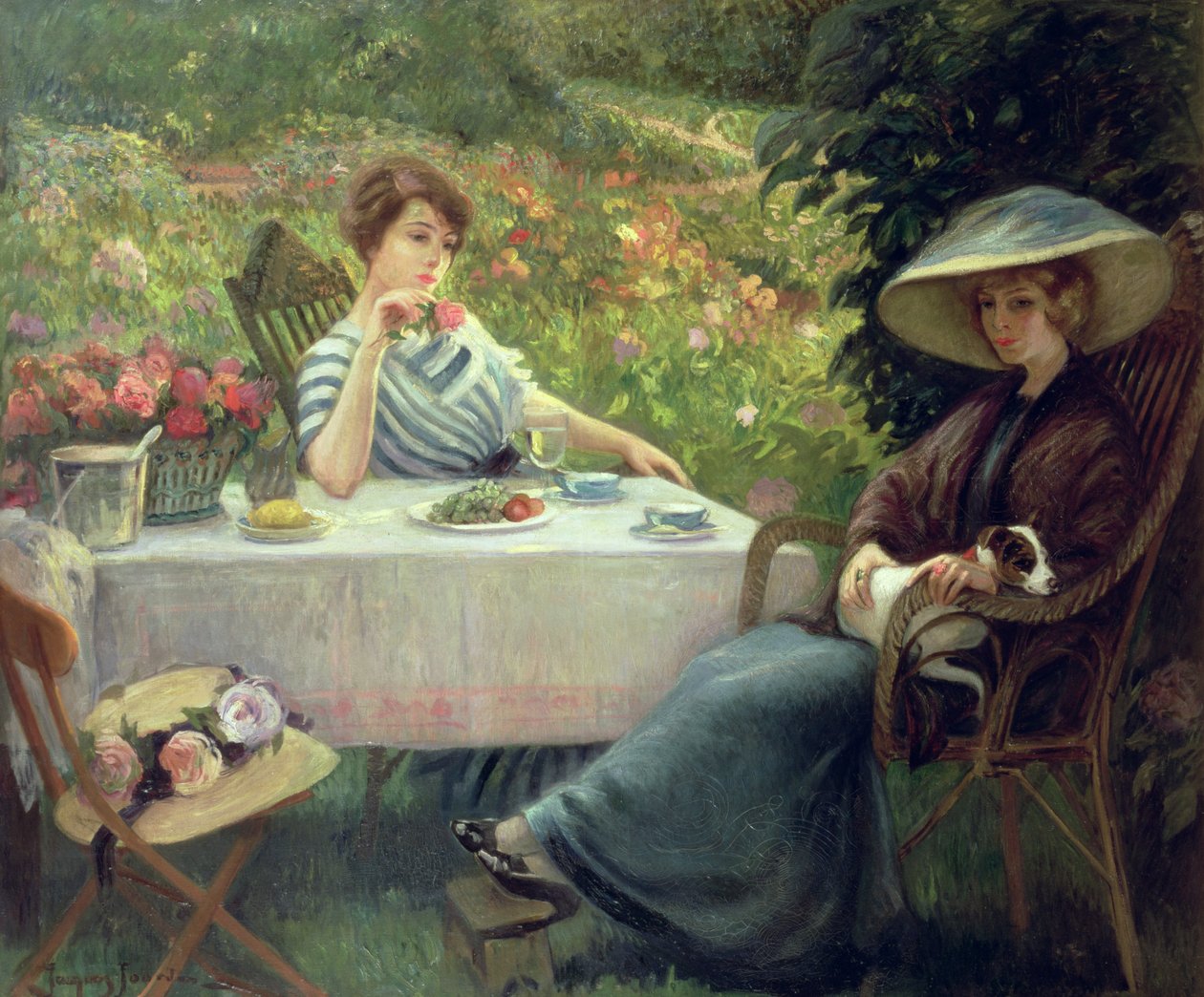 Tea Time av Jacques Jourdan