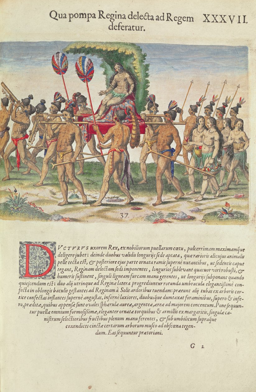 A Bride is Carried to the Chief, fra 