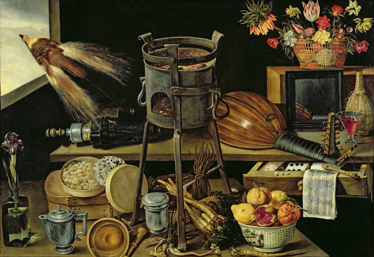 De fem sansene, 1638 av Jacques Linard