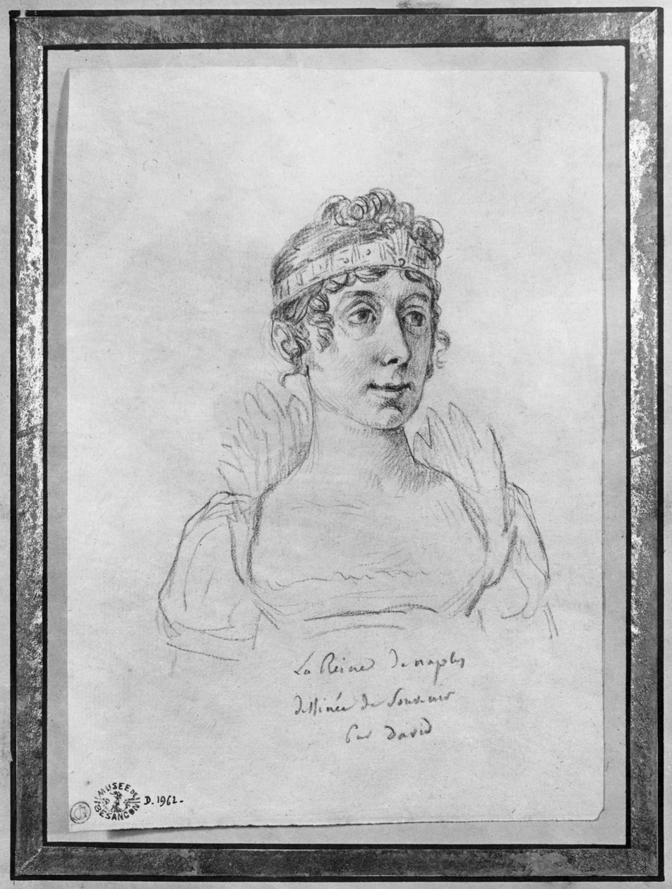 Caroline Bonaparte, dronning av Napoli av Jacques Louis David