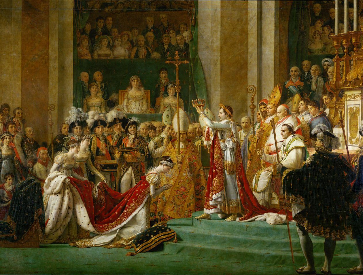 Innvielse av keiseren Napoleon I av Jacques Louis David